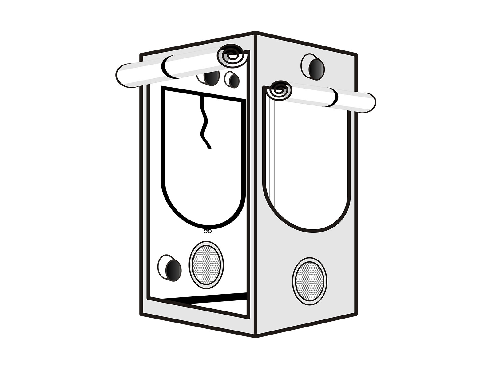 KLUTRONIC 4Grow indoor Grow Box ideal als Growzelt für 4GROW 4Grow indoor Grow Box ideal als Growzelt für zu Hause.